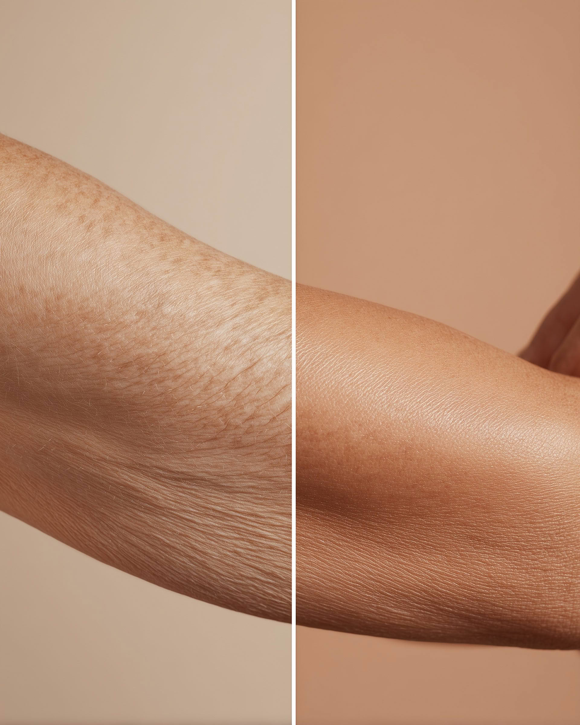 Dramatic skin transformation