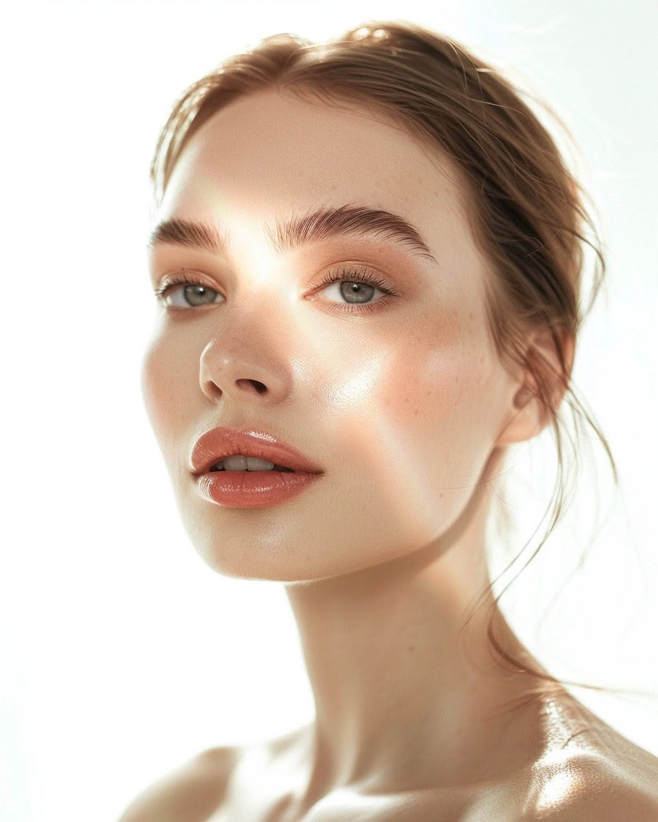 Woman with radiant skin